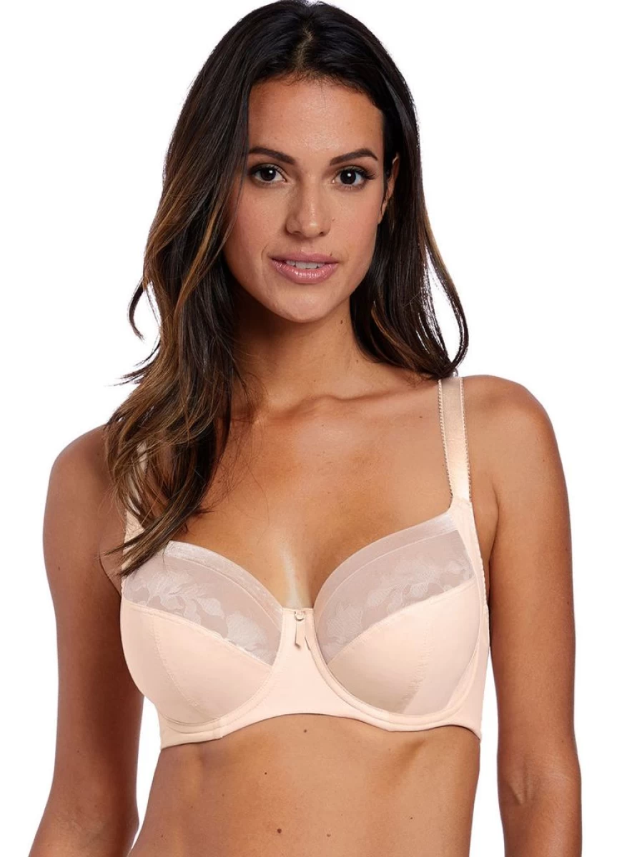 Fantasie Illusion Side Support Bra – Full Coverage Underwire Bra with Lace Details for Women