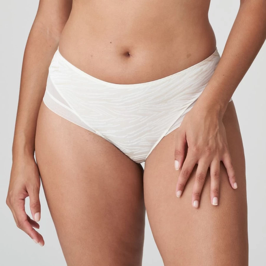 Primadonna Twist Newington Hotpant in Natural Ivory | High-Waisted Shorts for Women