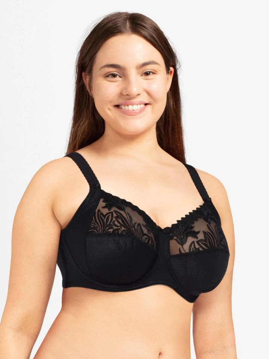 Chantelle Amazone 3-Part Support Bra for Women – Comfortable Lace Underwire Bra