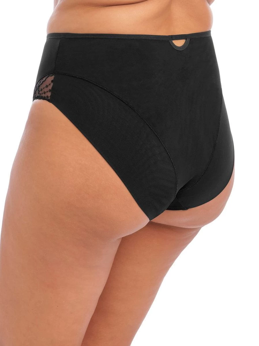 Elomi Priya Full Brief Underwear for Women in Black - Comfortable Supportive Plus Size Panties