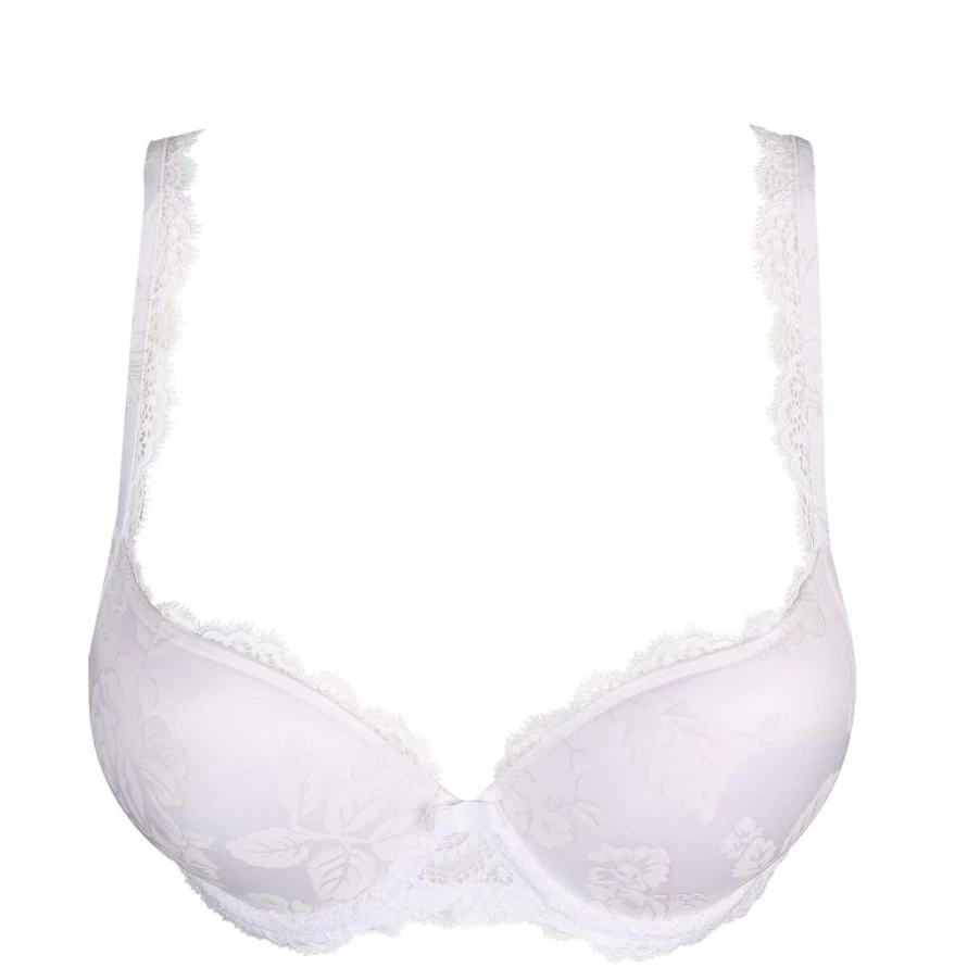 Wix Marie Jo Sylvia White Push-Up Bra with Pads for Enhanced Comfort