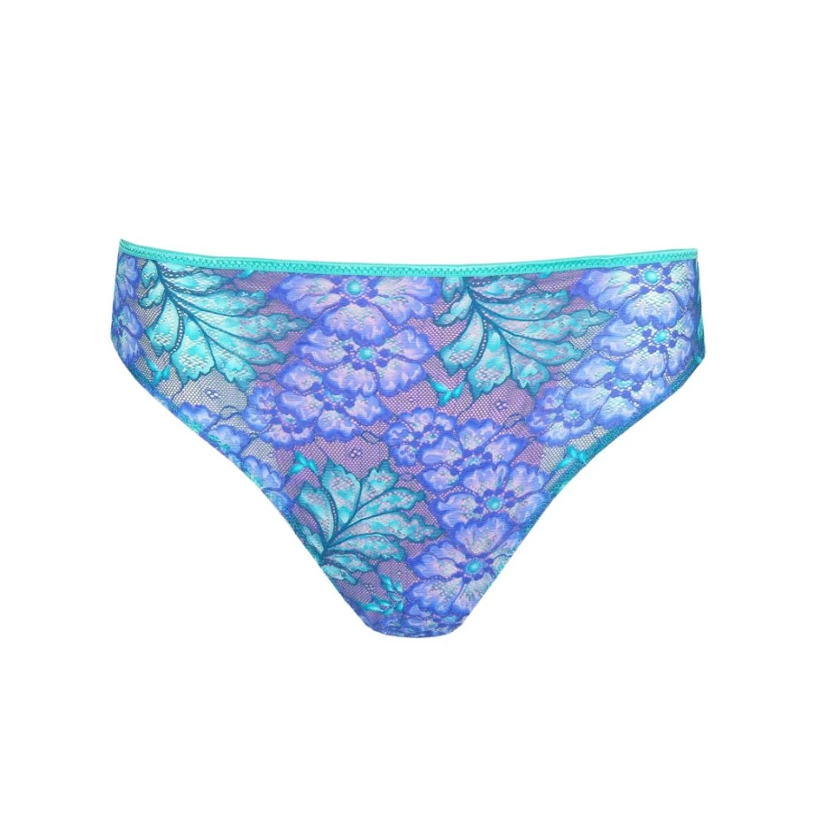 Primadonna Twist Morro Bay Rio Brief in Mermaid Blue | Comfortable & Stylish Women's Underwear