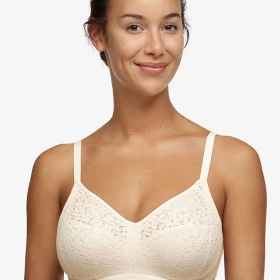 Chantelle Norah Unlined Wireless Bra - Comfortable Soft Cup Lace Bralette for Everyday Wear