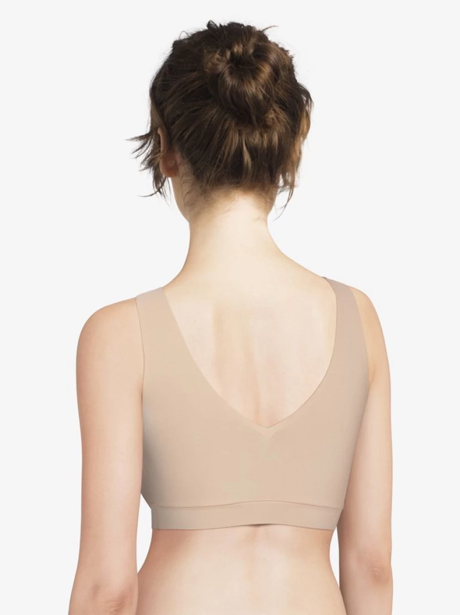 Chantelle Soft Stretch V-Neck Padded Bralette Crop Top for Women