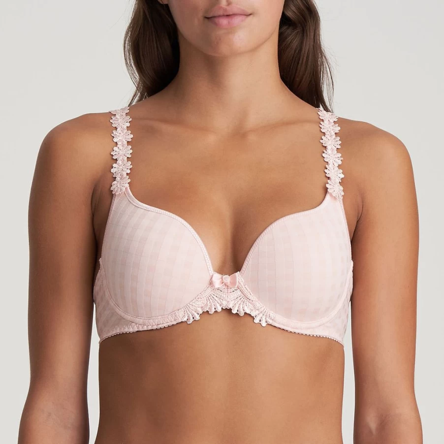 Wix Marie Jo Avero Heart Shape Padded Bra for Women - Comfortable Lace Underwire Push Up Bra