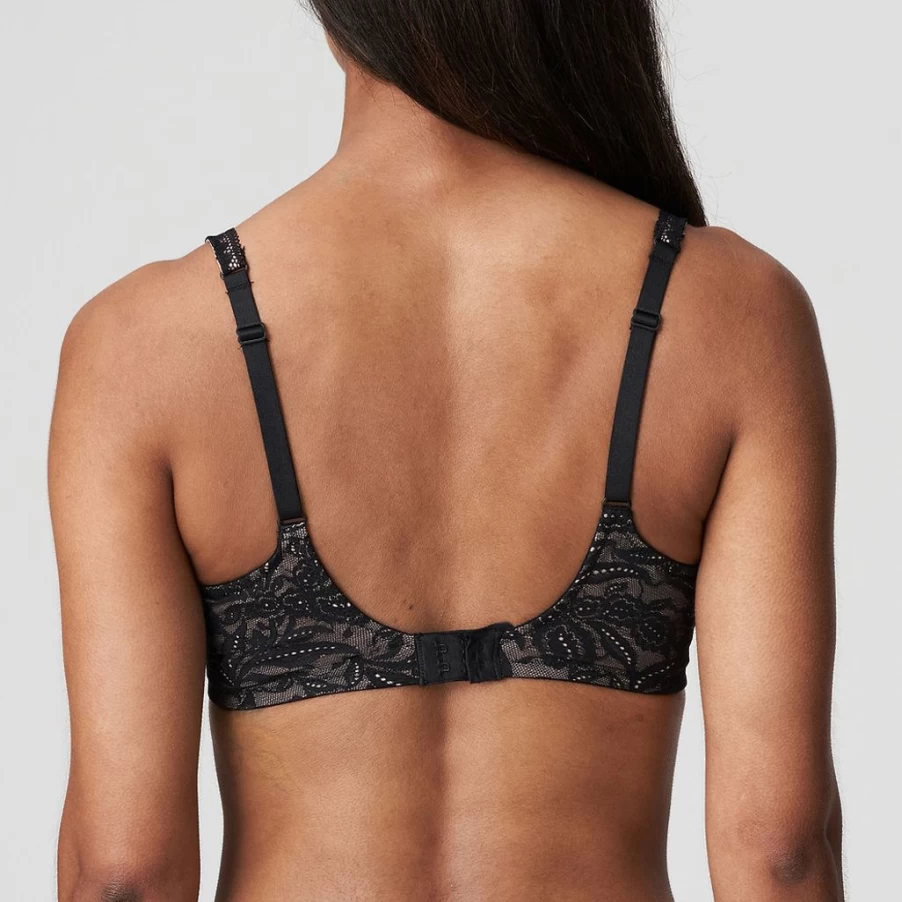 Primadonna Twist Palermo Black Heart Shape Bra - Elegant & Supportive Lingerie