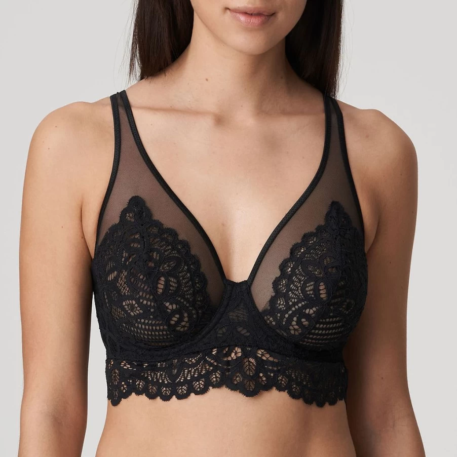 Primadonna Twist First Night Triangle Bra in Black - Comfortable and Stylish Lingerie