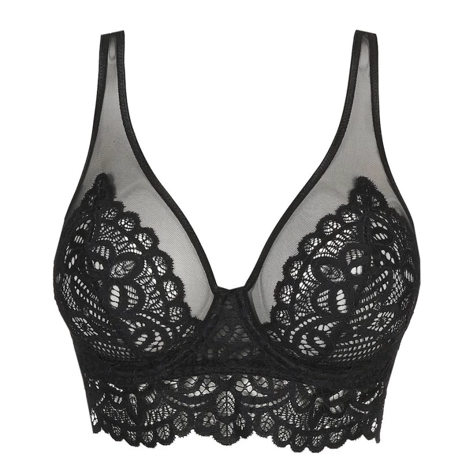 Primadonna Twist First Night Triangle Bra in Black - Comfortable and Stylish Lingerie