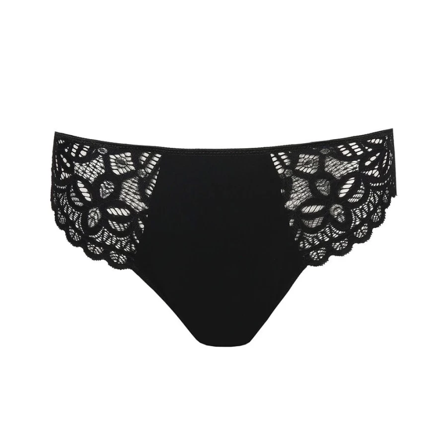 Primadonna Twist First Night Thong - Black Lingerie by Primadonna