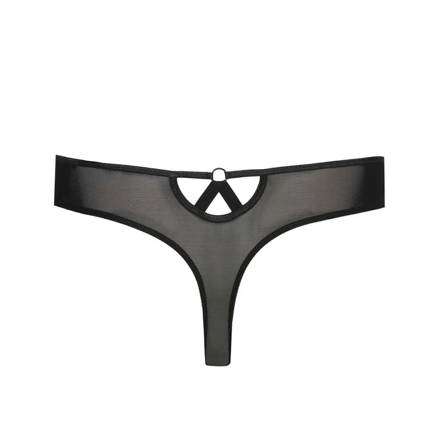 Primadonna Twist First Night Thong - Black Lingerie by Primadonna