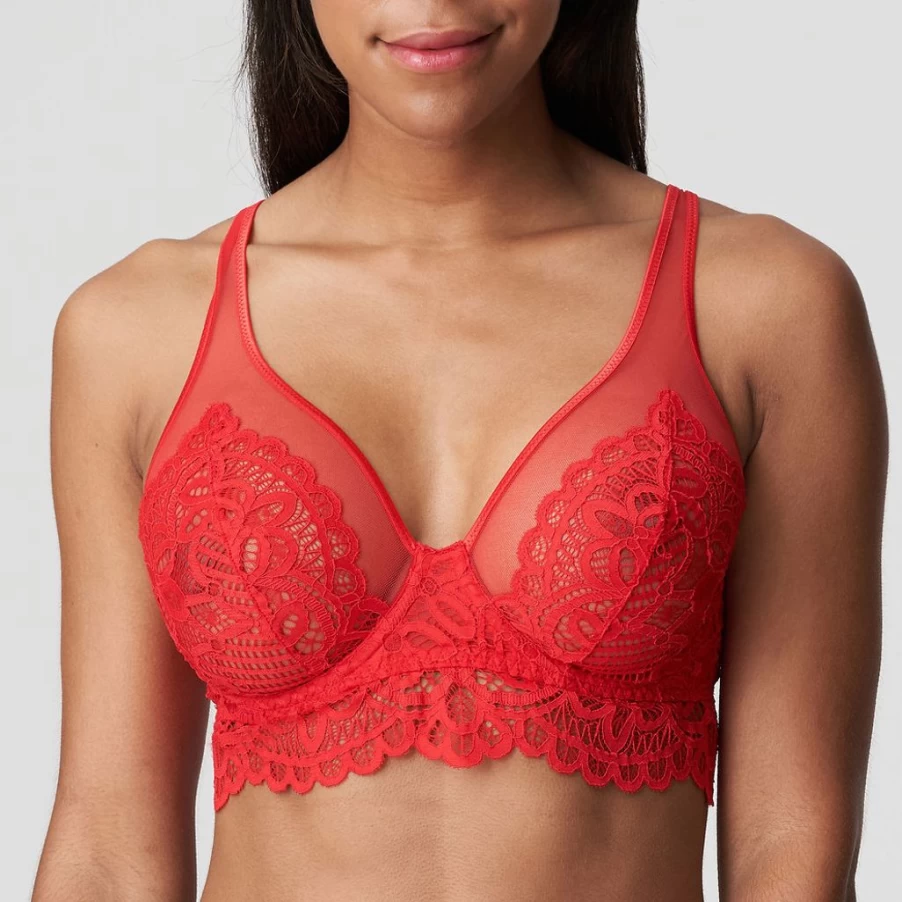 Primadonna Twist First Night Red Triangle Bra - Comfortable & Stylish Lingerie