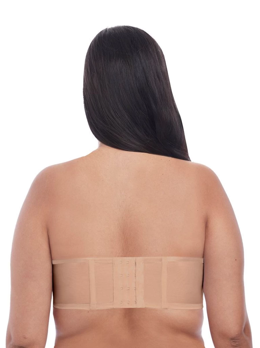 Elomi Smooth Strapless Bra – Full Bust Support, Comfort Fit, T-Shirt Friendly, Plus Size Options