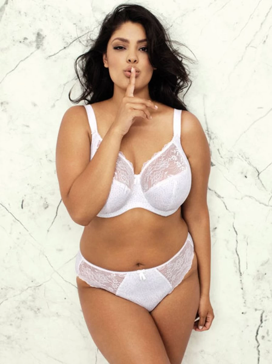Elomi Morgan 4110 Underwire Side Support Bra for Women – Full Cup Plus Size Bra with Wide Band