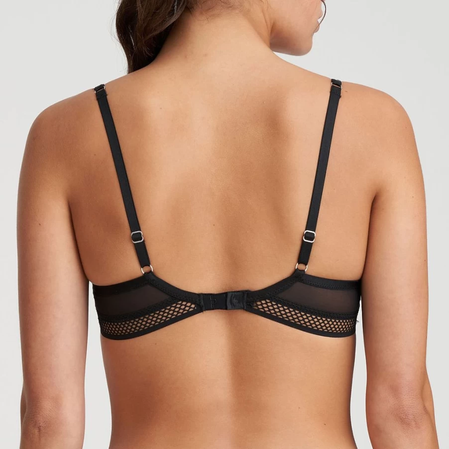 Wix Marie Jo L'Aventure Suto Heart Shape Bra - Black Lace Underwear for Women