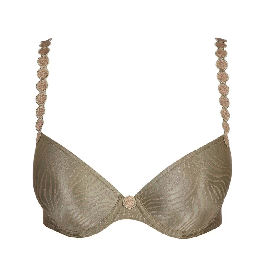 Wix Marie Jo L'Aventure Tom Round Shape Bra in Golden Olive - Comfortable & Supportive Underwear