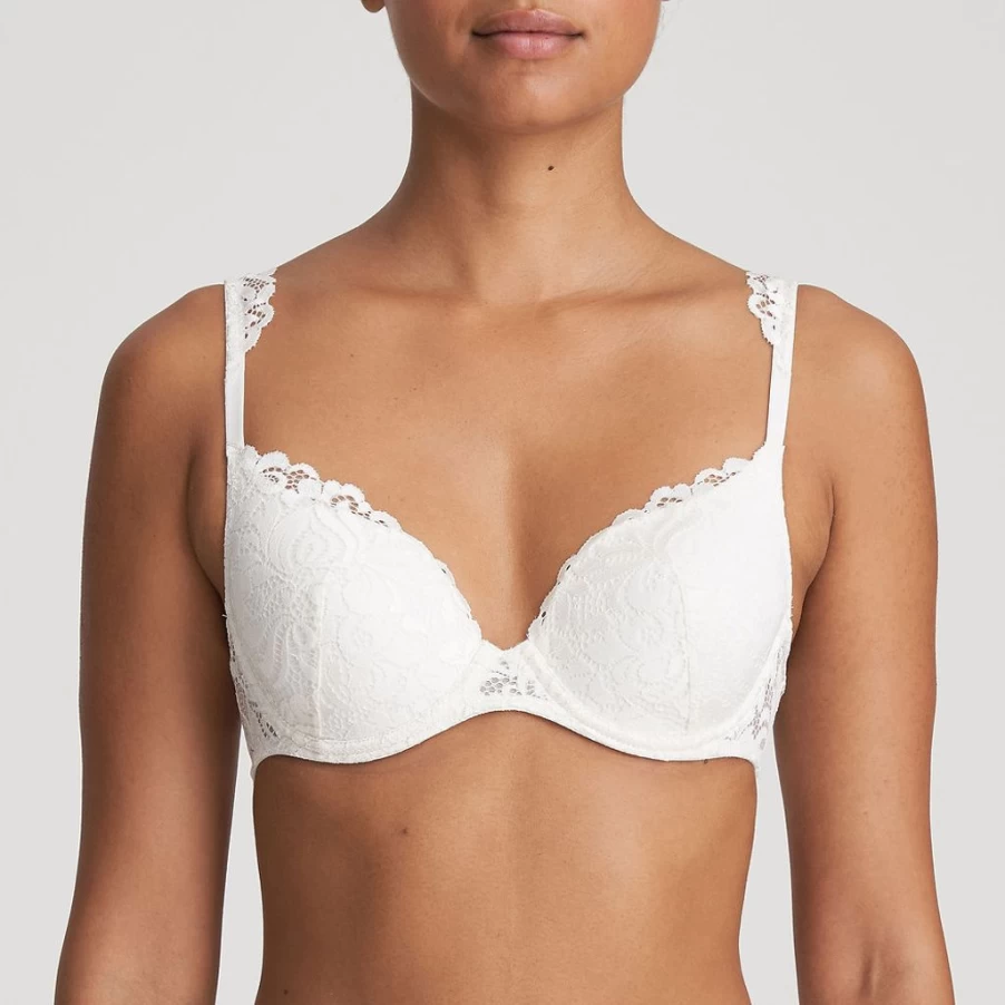 Wix Marie Jo Elis Heart Shape Bra in Natural Ivory - Comfortable Lace Underwire Lingerie