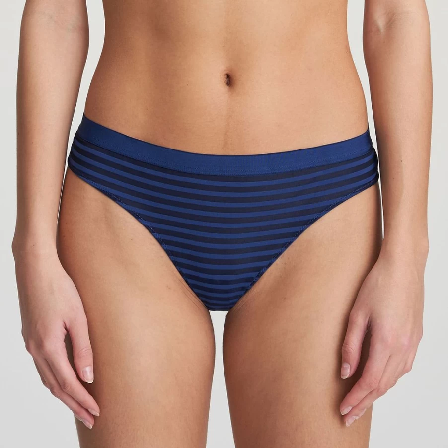 Wix Navy Marie Jo L'Aventure Salvador Thong Underwear for Women