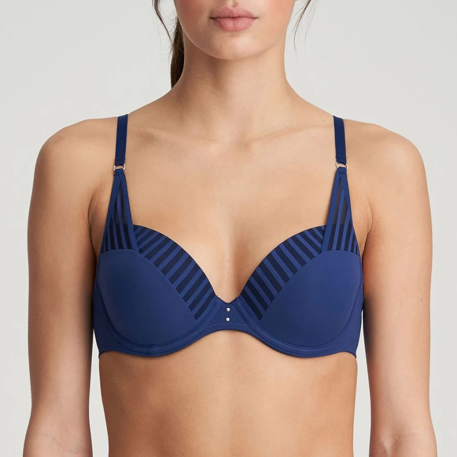 Wix Navy L'Aventure Salvador Round Shape Bra by Marie Jo