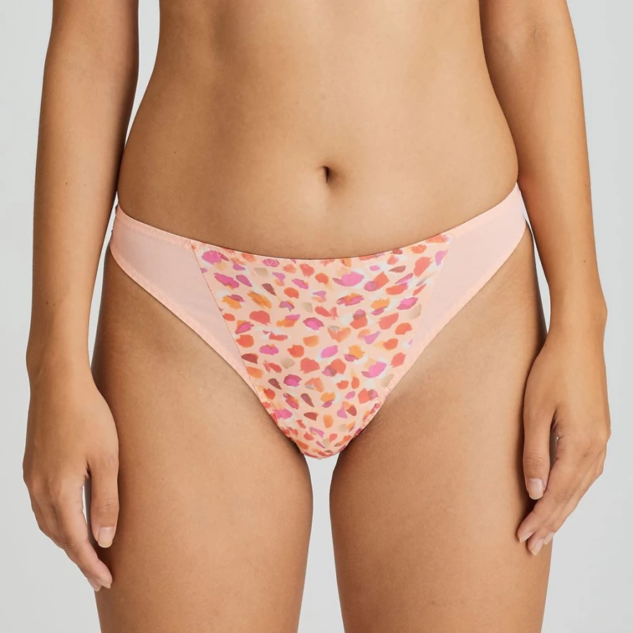 Primadonna Twist Gelato Thong - Blushing Orange Comfortable Women's Underwear