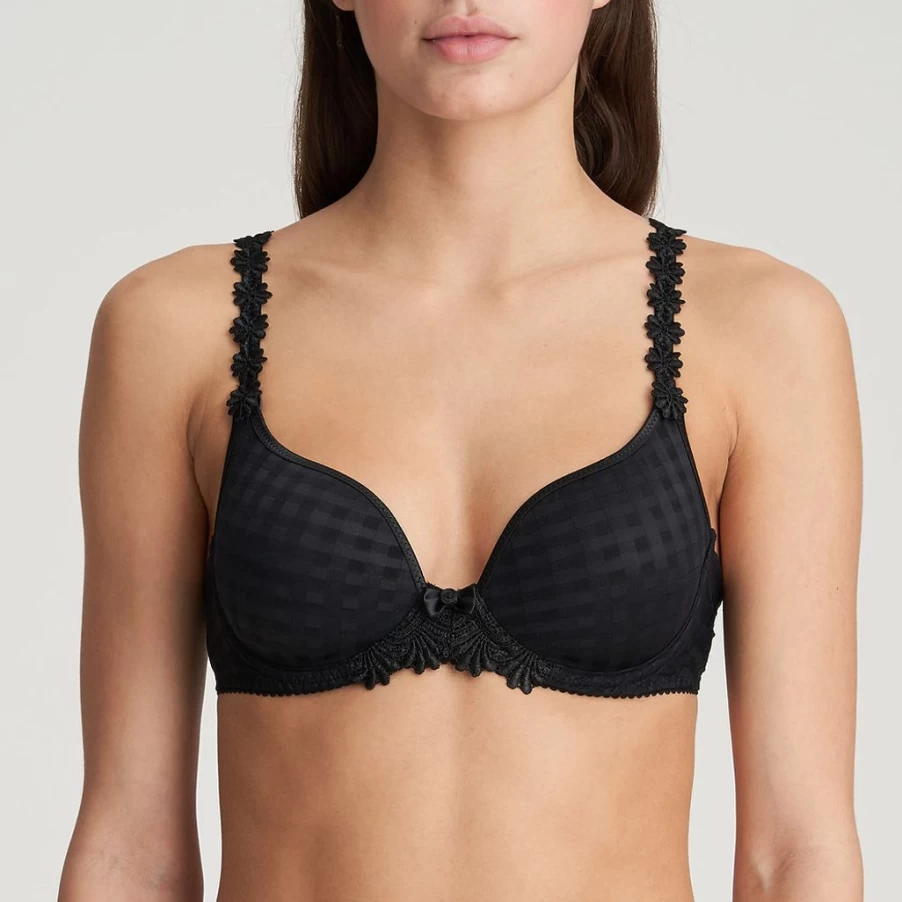 Wix Marie Jo Avero Heart Shaped Padded Bra for Women - Comfortable Lace Underwire Push Up