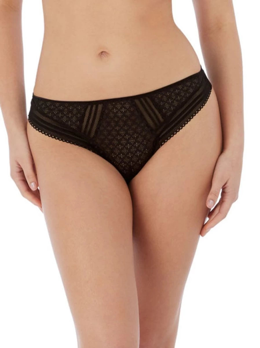 Freya Viva Lace Brazilian Thong - Comfortable Lingerie Underwear for Women