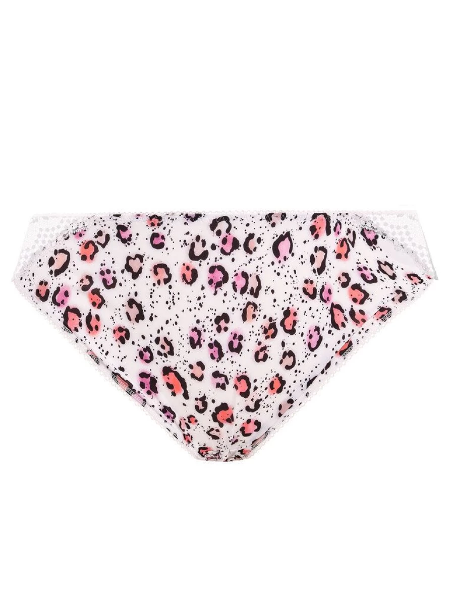 Elomi Lucie High Leg Brief in Rumble - Supportive Plus Size Underwear