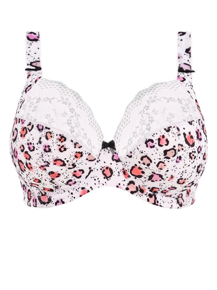 Elomi Lucie Plunge Bra in Rumble | Supportive Full-Cup Underwire Bra for Women