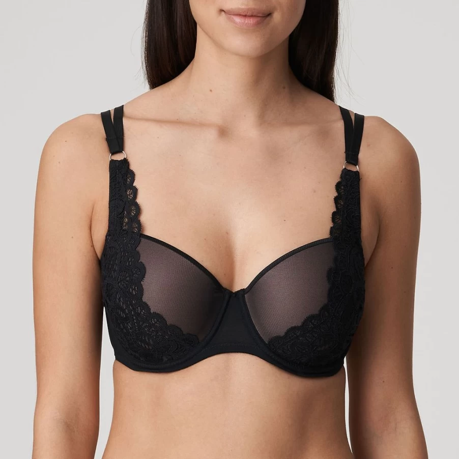 Primadonna Twist First Night Balcony Bra in Black - Supportive & Stylish Lingerie