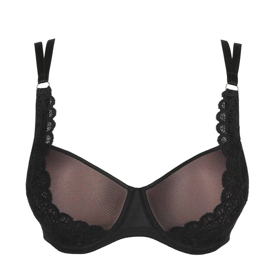 Primadonna Twist First Night Balcony Bra in Black - Supportive & Stylish Lingerie