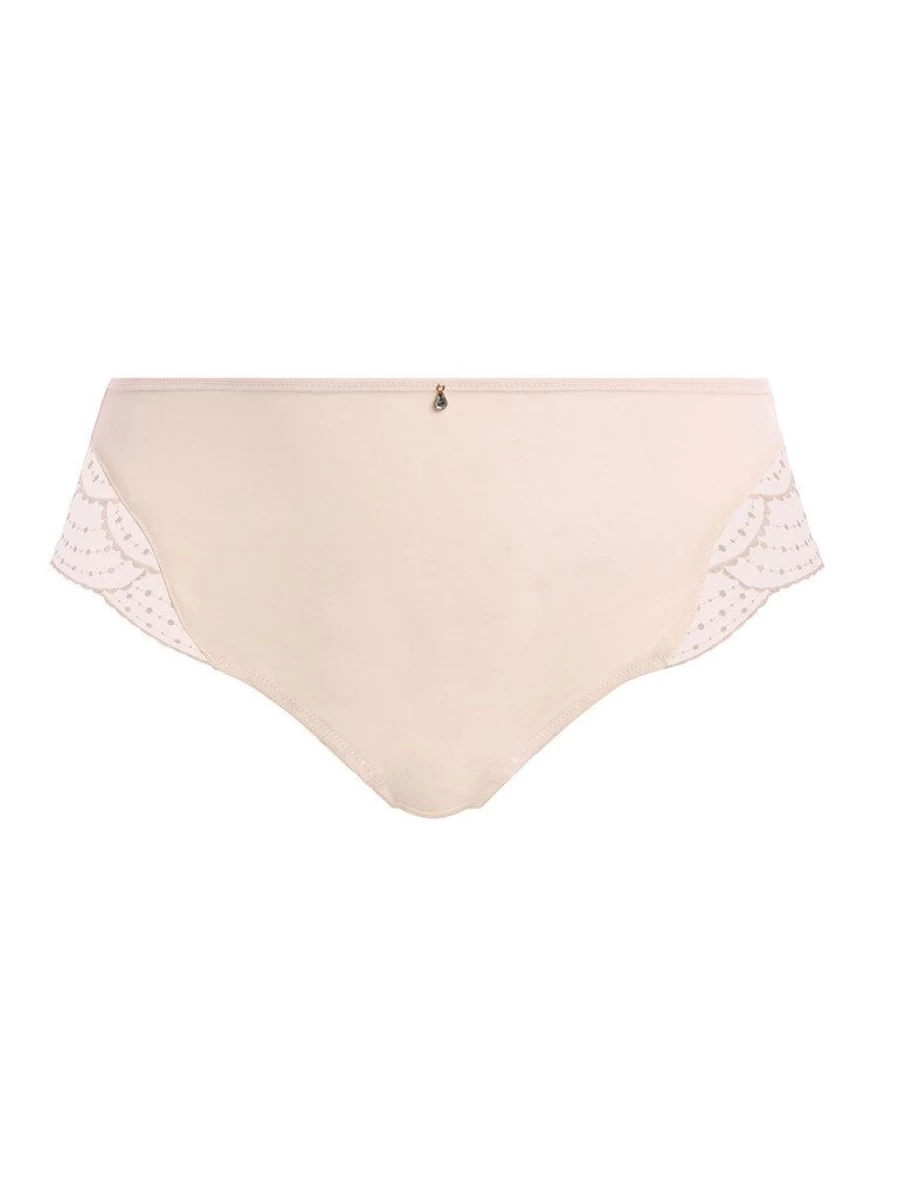 Elomi Priya Brazilian Brief in Vanilla - Supportive Plus Size Underwear
