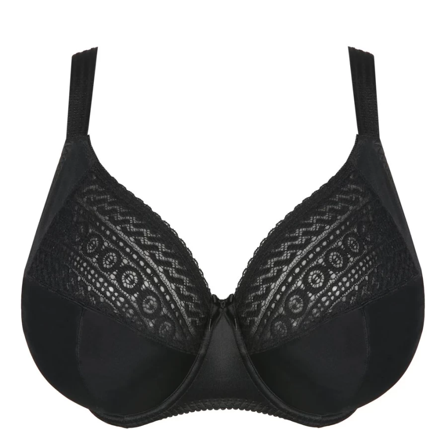 Primadonna Montara Full Cup Bra in Black | Premium I-M Cup Lingerie