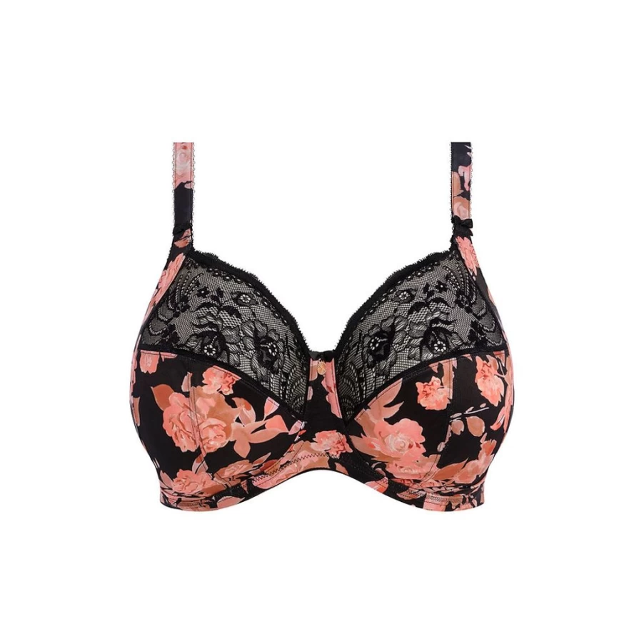 Elomi Morgan Underwired Bra in Watercolour - Supportive Plus Size Lingerie