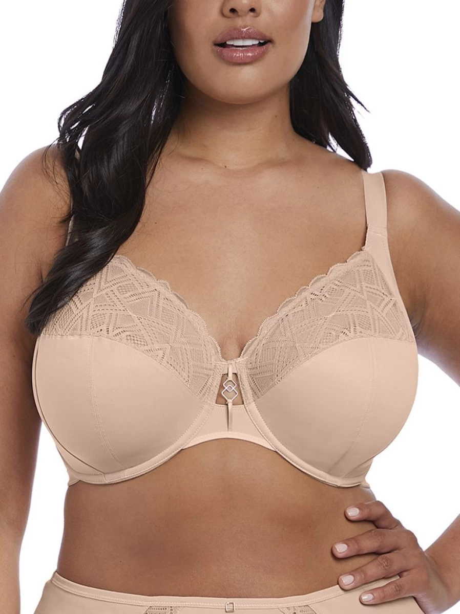 Elomi Lydia Bra in Beige – Supportive Full-Cup Underwire Bra for Women
